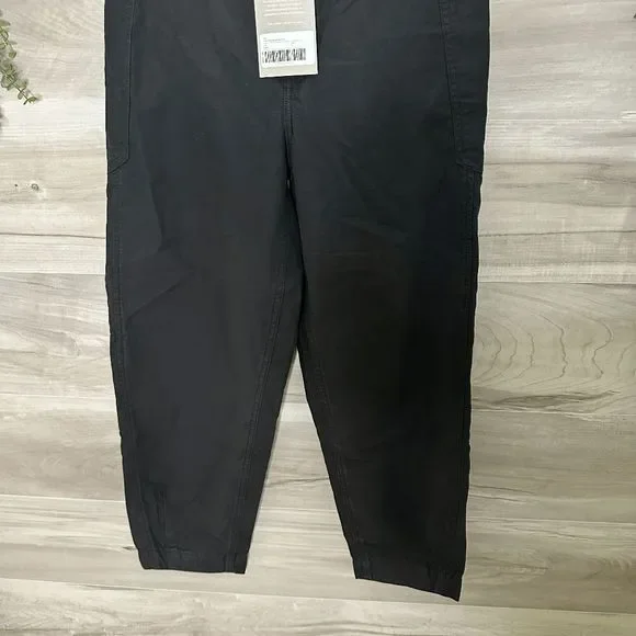 Everlane Womens Black Lightweight Casual Cropped The Fatigue Barrel Pants - Picture 7 of 8